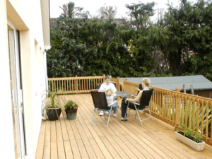 SEATING ON THE DECKING