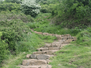 ANCIENT STEPS AT LOCK GUR